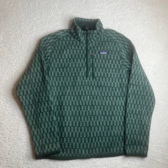 Patagonia Other - Patagonia Men's Better Sweater 1/4-Zip Pullover Pine Knit Northern Green 25523 M